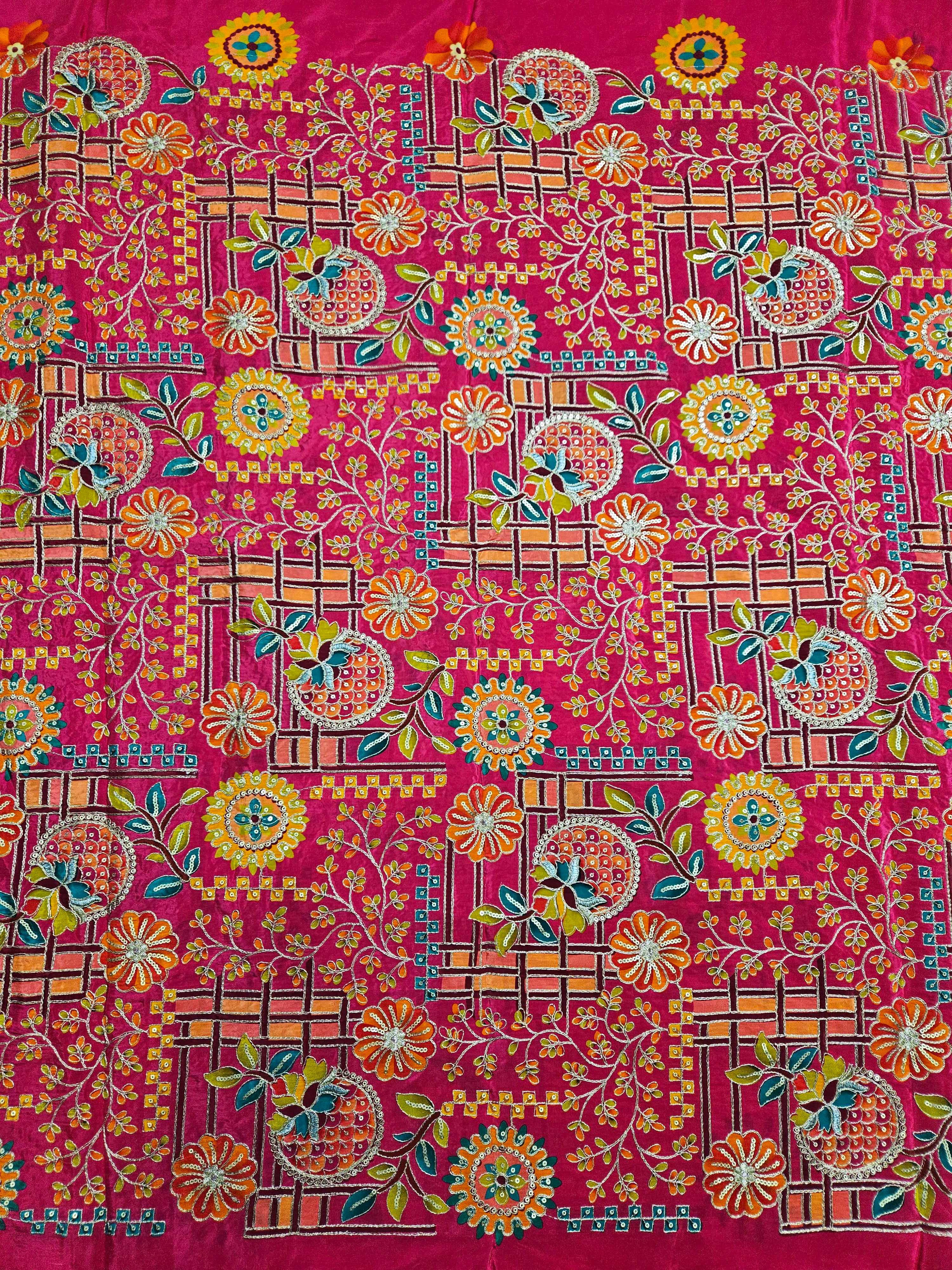 Designer Position Print Nehru Jacket Koti Only Fabric