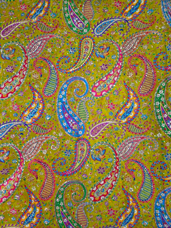 Embroidery Position Print Koti Only Fabric