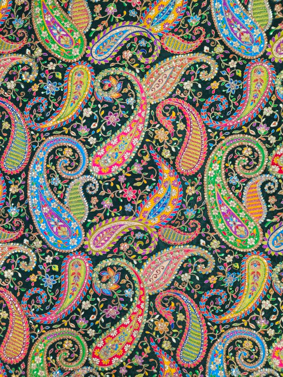 Embroidery Position Print Koti Only Fabric