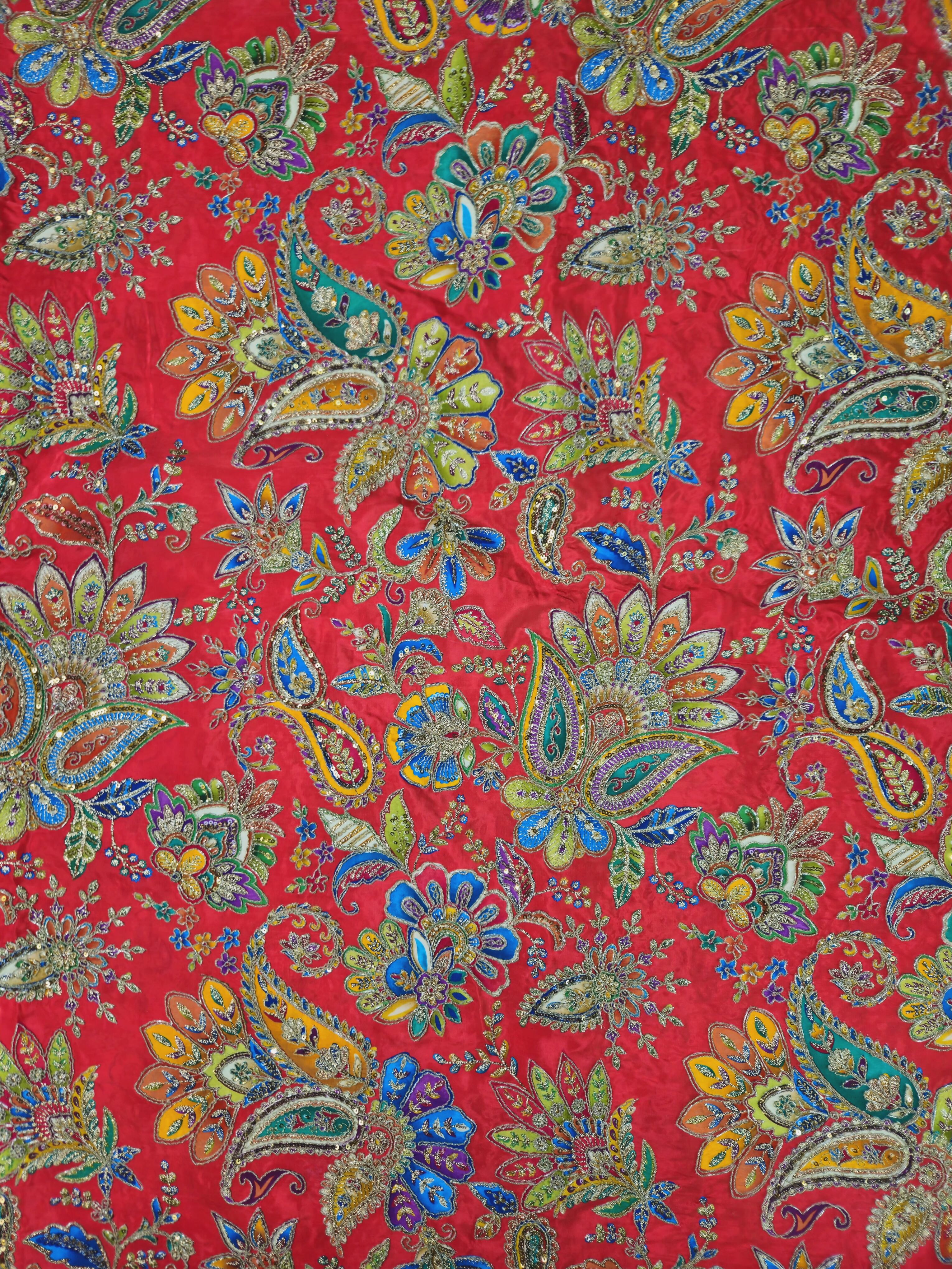 Women’s Multicolor Position Print Crepe Blouse Only Fabric