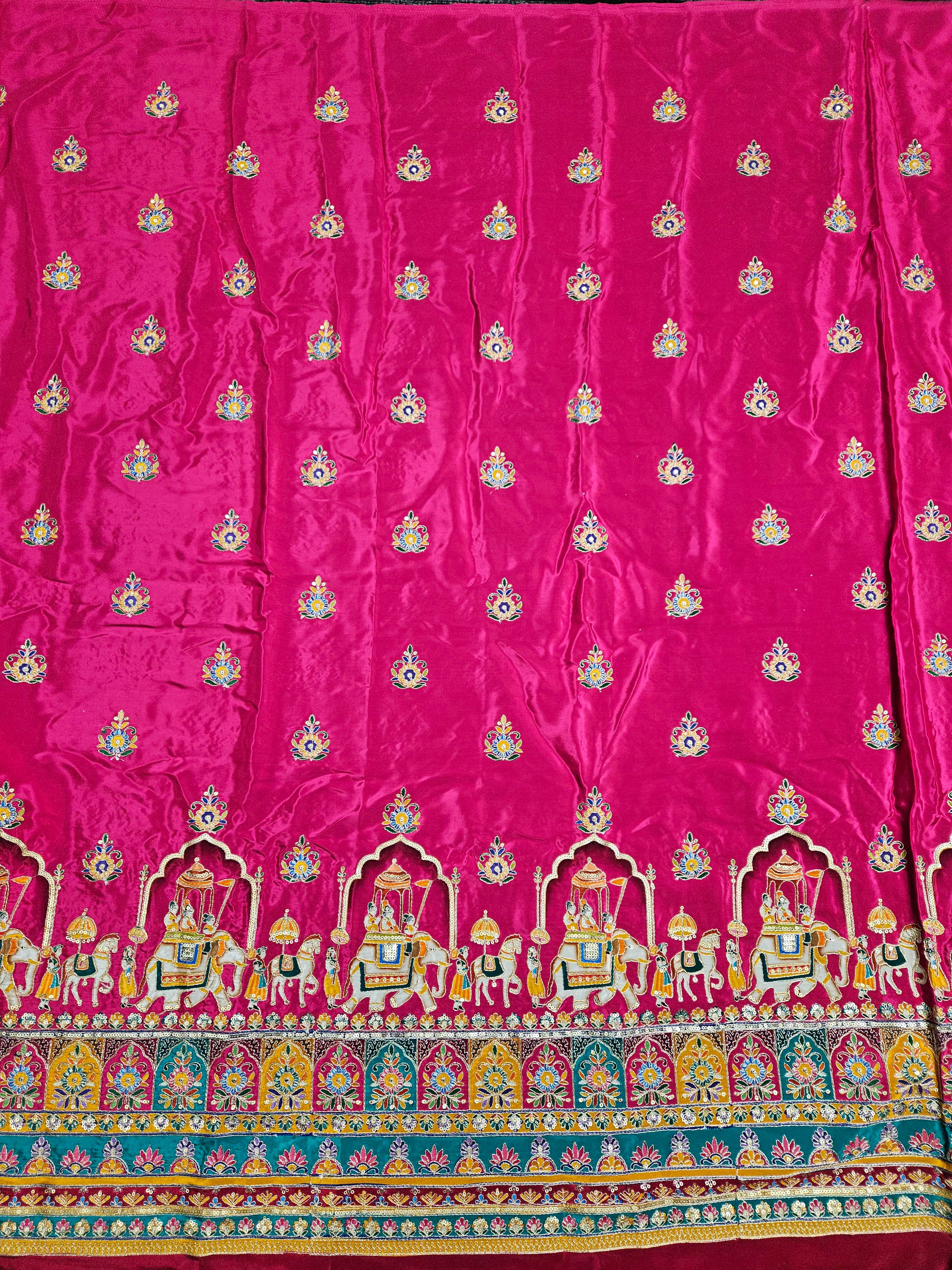 Embroidery Fabric Casual Koti Only Fabric