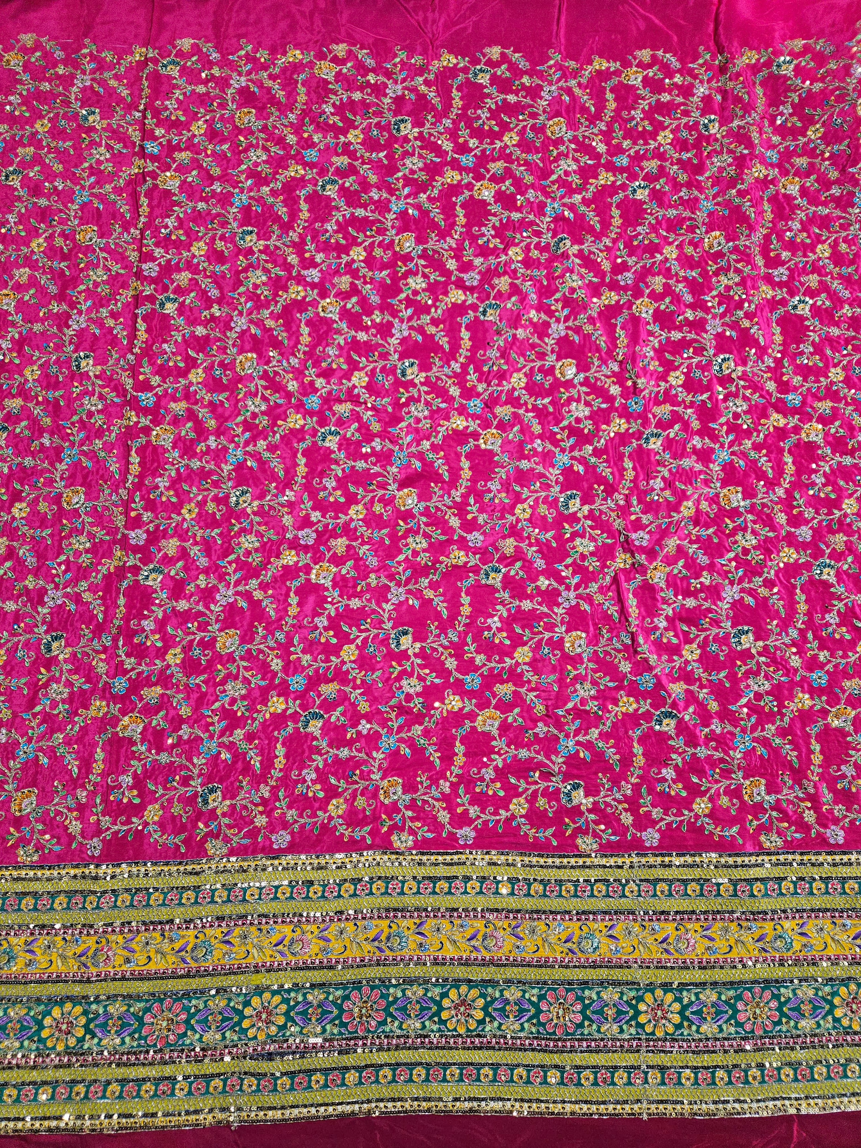 Position Print Casual Koti Only Fabric