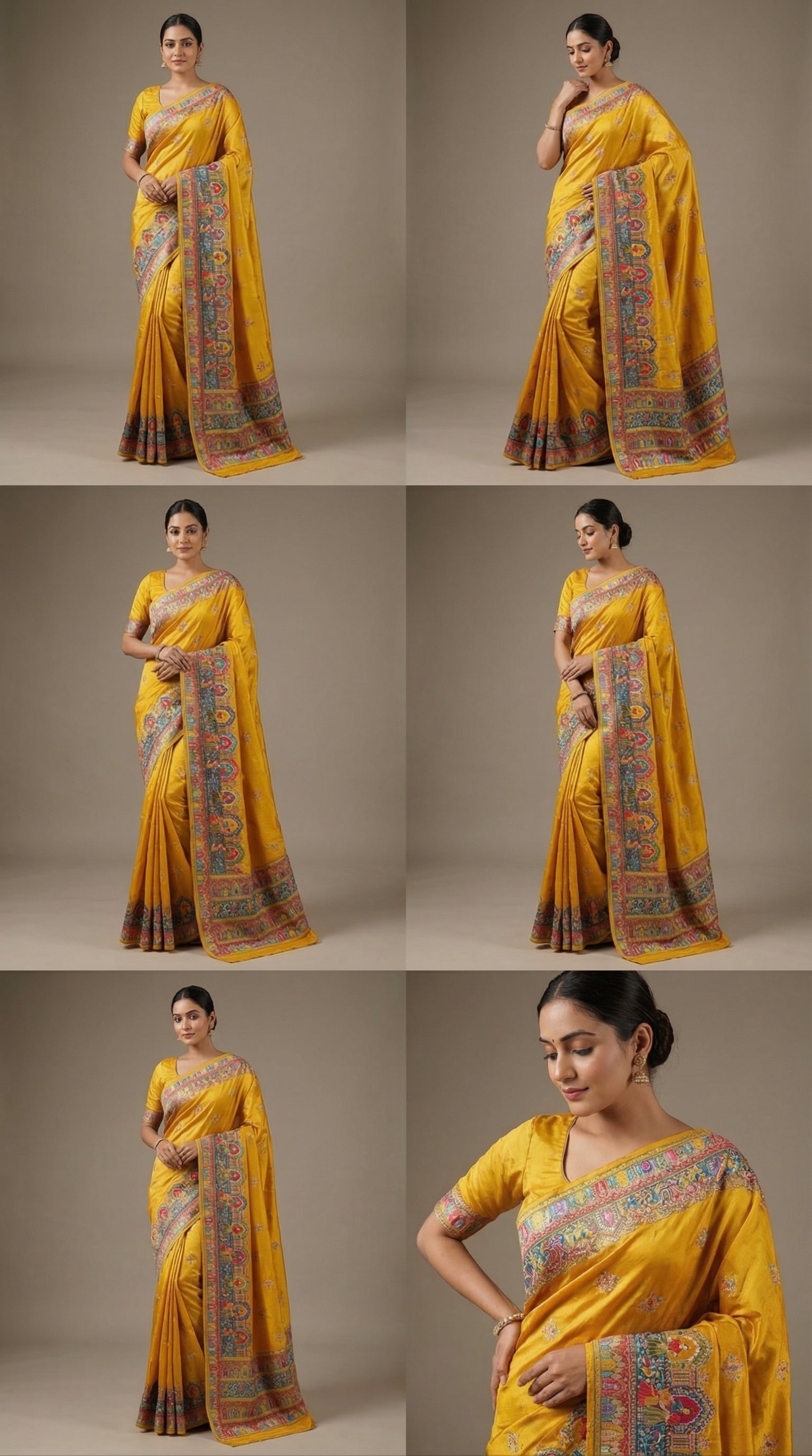 Heritage Silk jacquard viscose Saree with Position Print