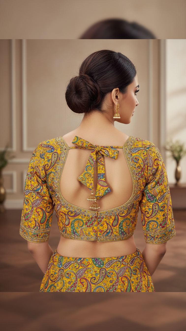 Mustad colour Position Print Blouse Only Fabric