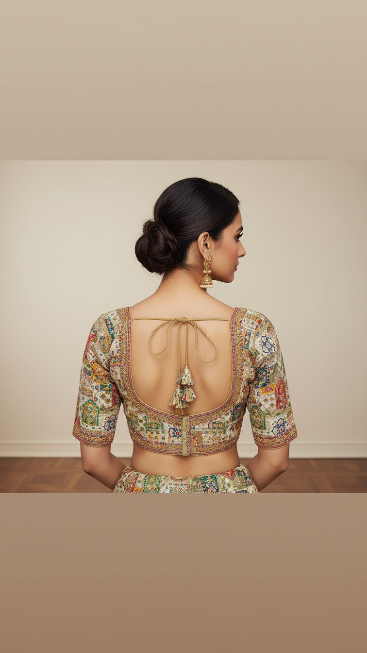 Position Print Blouse Only Fabric