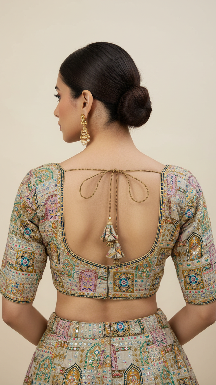 Position Print Blouse Only Fabric