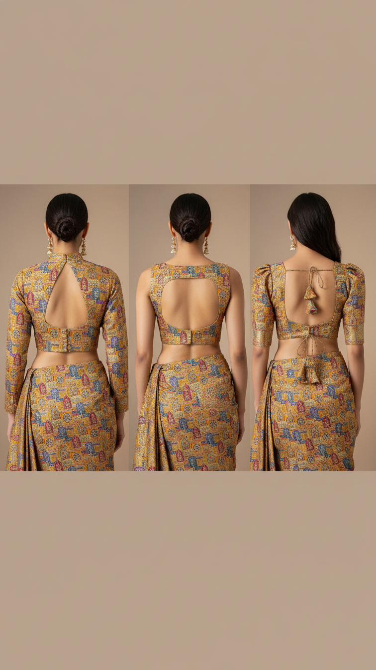 Position Print Blouse Only Fabric