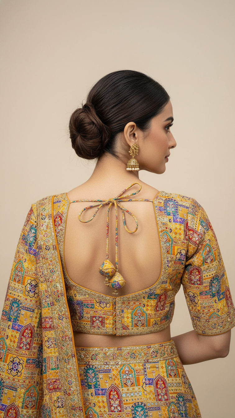 Position Print Blouse Only Fabric