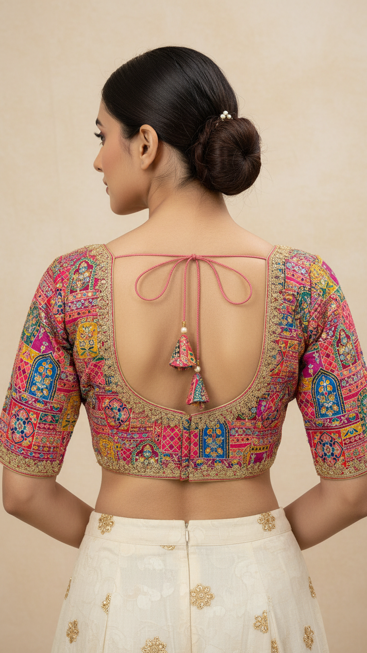 Position Print Blouse Only Fabric